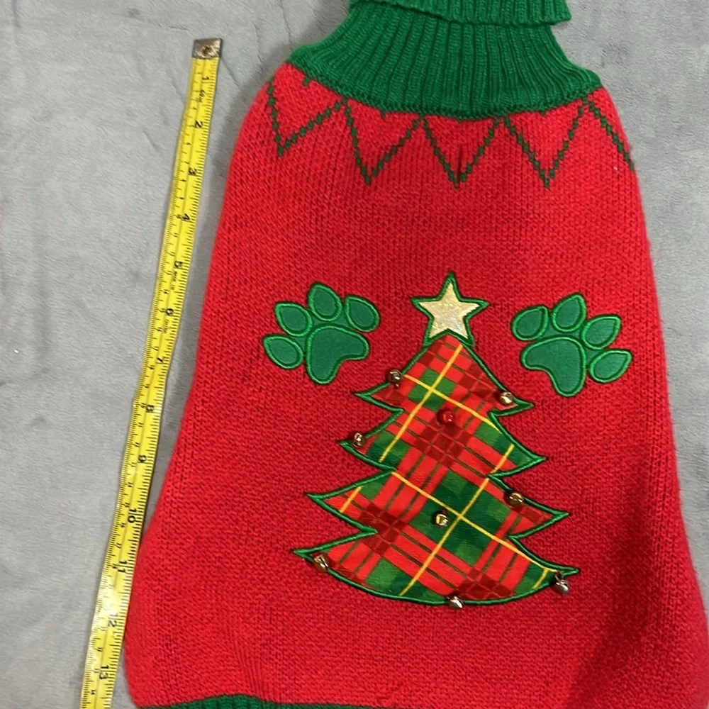 Christmas Dog Sweater Size L